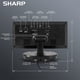 thumbnail image 4 of Radio FM Clock Sharp LED de 8.9 pulgadas, inclinable y giratoria, doble USB, 110 V, 4 of 7