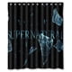 thumbnail image 1 of Cortina de ducha Supernatural, juego de cortinas de baño con ganchos, tamaño 60 x 72 pulgadas, 1 of 3