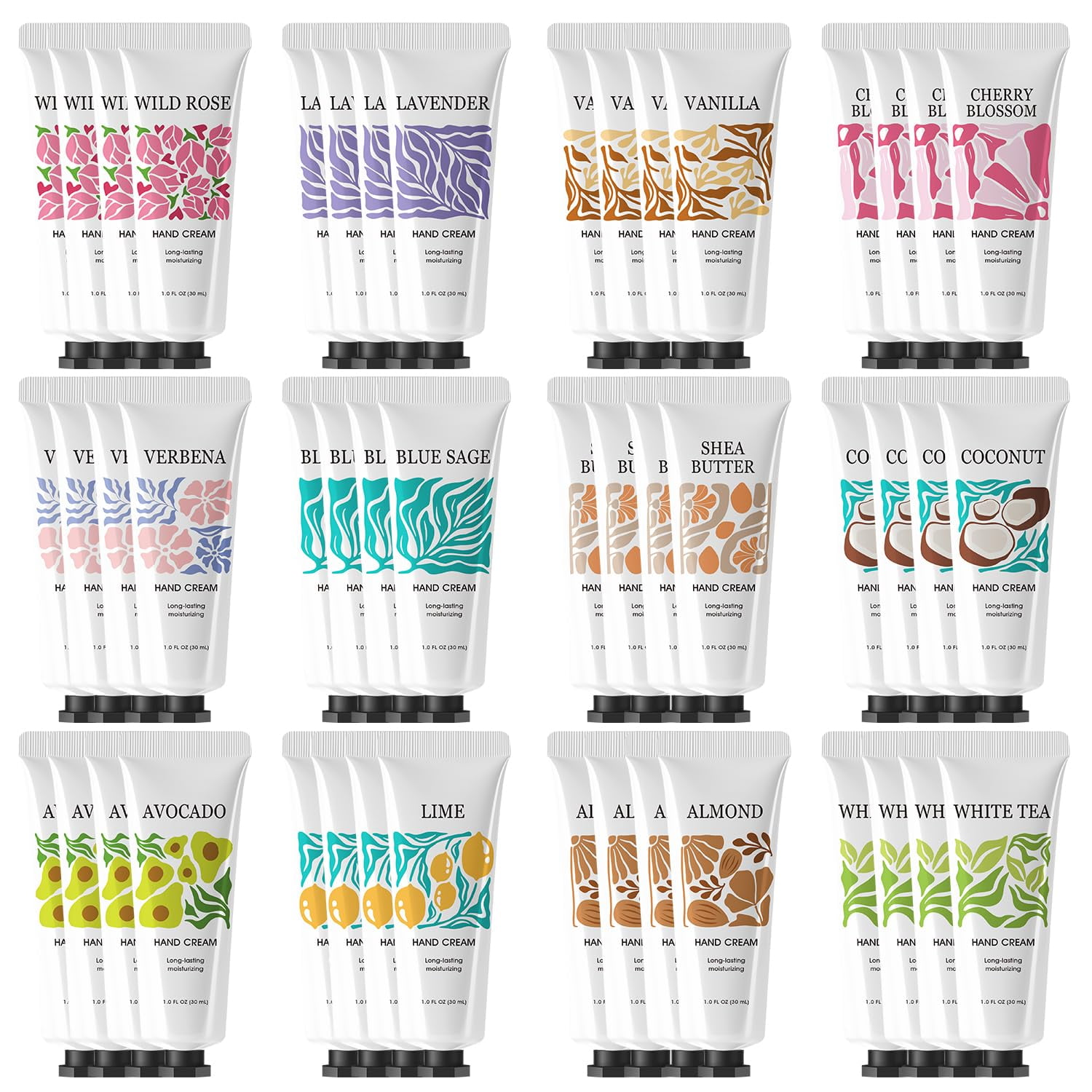 Body & Earth # Love - Crema De Manos A Granel, Paquete De 48 Unidades Para Mujer, 30 Ml