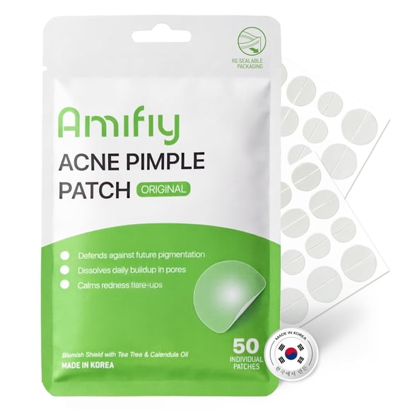 Parches para espinillas Affiy con hidrocoloide y árbol de té, 50 unidades