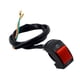 thumbnail image 4 of Interruptor De Manillar De Motocicleta Premium Para Motocicleta, Scooter, Moto De Cross, Botón Rojo, 4 of 5
