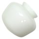 thumbnail image 1 of Pantalla de cristal Westinghouse 81592, blanca, 11,75 cm de largo x 14,6 cm de ancho, 1 of 1