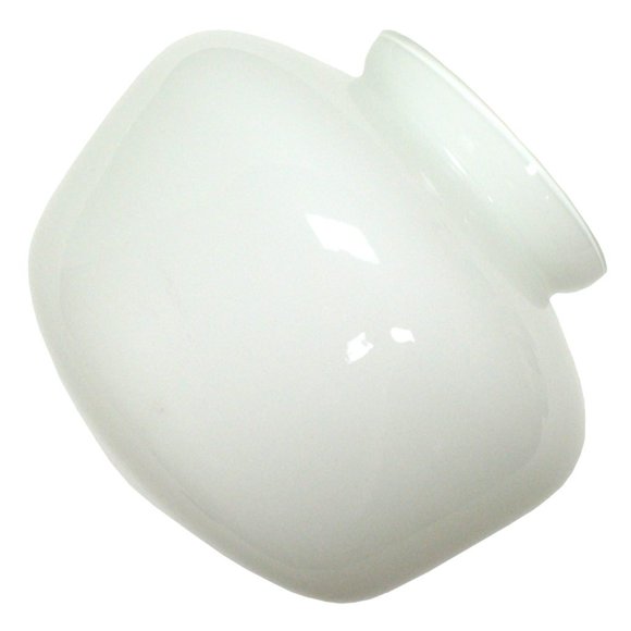 Pantalla de cristal Westinghouse 81592, blanca, 11,75 cm de largo x 14,6 cm de ancho