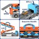 thumbnail image 4 of Camión transportador de autos de carreras Gearvibe 2 en 1 con 16 autos de carreras para niños de 3 a, 4 of 7
