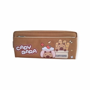 A Y G - Estuche Para Lapices Diseño Capibara Color Café #2