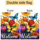 thumbnail image 5 of Bandera de jardín Louise Maelys Welcome Spring, 30 x 45 cm, arpillera, 5 of 7