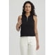 thumbnail image 1 of Polera Mujer Rib Medio Cierre Negro, 1 of 4