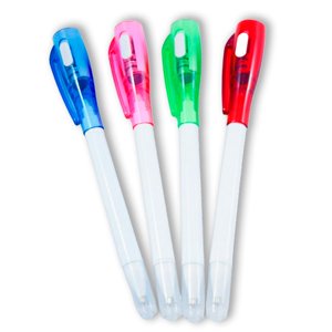 Gen - Detector Billete Falso Lapiz Luz Led Ultravioleta Uv Linterna Multicolor