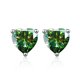 thumbnail image 3 of Aretes de Moissanita de 2-4 Cttw para Mujer y Hombres Corte Corazón Color D Claridad VVS1 Plata de Ley 925 Aretes Pequeños de Diamante Aretes de Moissanita con Certificado, 3 of 6