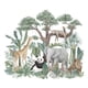 thumbnail image 4 of Calcomanías De Pared De Animales Del Bosque, Pegatinas De Pared De PVC Para Sala De Juegos, Dormitorio De Niños, 4 of 5