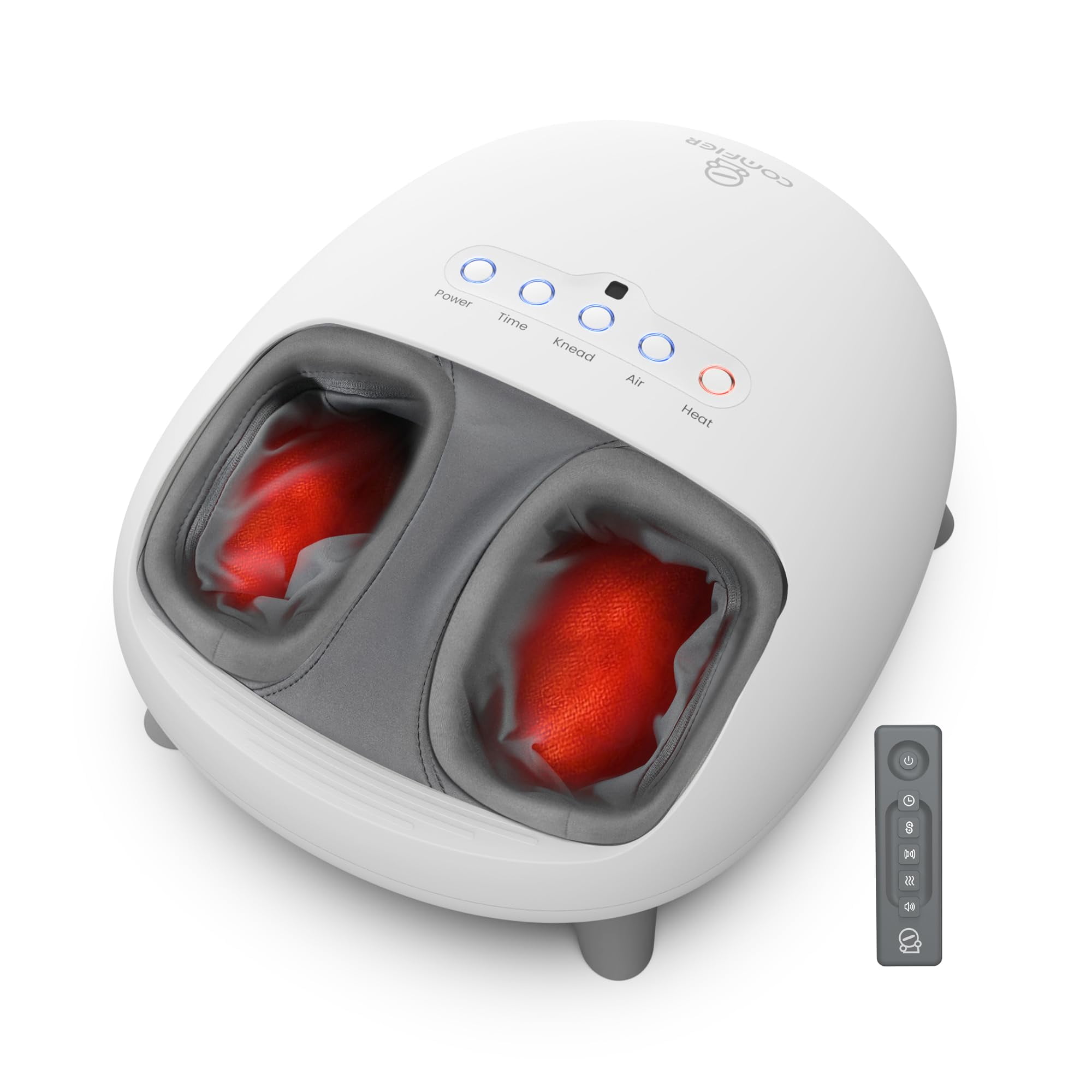 Masajeador De Pies Comfier Shiatsu Con Calor, Amasado Y Vibración