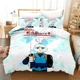 thumbnail image 1 of x1740 Bed SheetsAnime Samurai Rabbit Bedding Set Boys Girls Twin Size Duvet Cover Pillowcase Bed Kids Adult Fashion Home Textileextile 3-Piece Bedding Set (1 Duvet Cover + 2 Pillow Shams) nj1740, 1 of 5