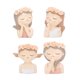 thumbnail image 4 of Maceta De Cabeza Femenina Retrato Lindo Jardinera De Bonsai Suculenta 4PCS, 4 of 4