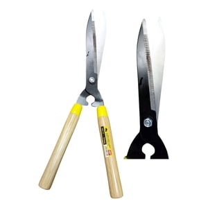 Metalfer - Tijeras Podar Y Cortar Pasto Arbusto 12 Pulgadas Jardinera Color Amarillo