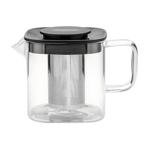 Jarra Para Té De Vidrio Y Acero Inoxidable Con Infusor De 600 Ml Tramontina