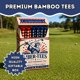 thumbnail image 2 of Tees de Golf HahaHome de Bambú 8 cm – Pack de 12 – Regalo Divertido para Golfistas, 2 of 4