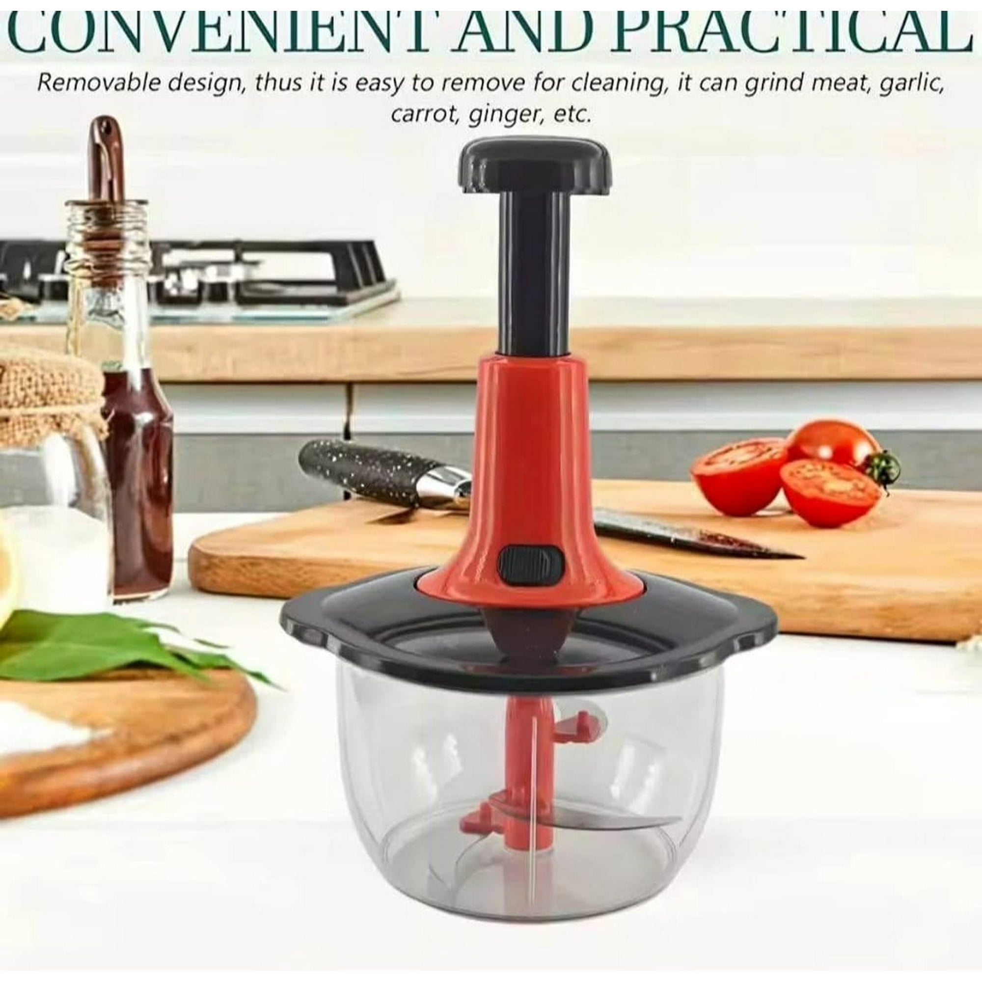 Genérico - Picador De Verduras Manual Cortador De Cebolla