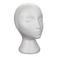 thumbnail image 4 of Cabeza de peluca de espuma, modelo de exhibición de pelucas, Base estable profesional de 11 ", soporte de peluca blanca multiusos, cabeza de maniquí f, 4 of 5
