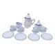 thumbnail image 2 of Juego De Té En Miniatura Para Casa De Mu?ecas, 15 Uds., 1:12, Juego De Té En Miniatura Para Cocina, Punto Azul, 2 of 5