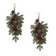 thumbnail image 2 of 2xArtificial Christmas Teardrop Swag Colgante De Pared Garland Swag Decoración Para El Hogar, 2 of 4