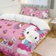 thumbnail image 3 of Hello Kitty Dessert Queue Bedding Set for Girls Kids Teen Tween Ultra Soft Microfiber Comforter Set Twin Size with 3-Pieces Comforters Bed Sets Bedroom Decor Bed Sheets, 3 of 5