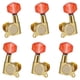 thumbnail image 1 of 6x Cabeza De Sintonizador Cerrada De Metal 3R3L Teclas De Afinación Perilla De Cabeza Para Guitarra Acústica Dorada, 1 of 5