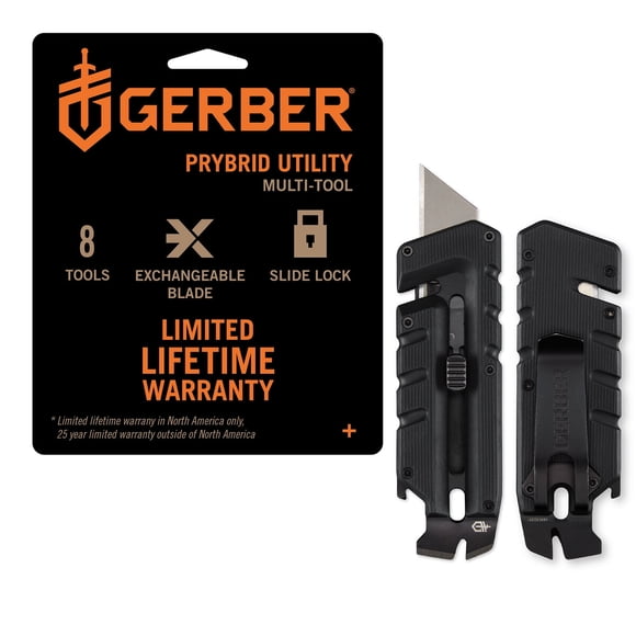 Multiherramienta Prybrid Utility Acero Inoxidable Negra 8 En 1