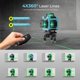 thumbnail image 2 of Nivel Láser GiBiMoFi 16 Líneas 4D 360° Verde con Control Remoto, 2 of 7