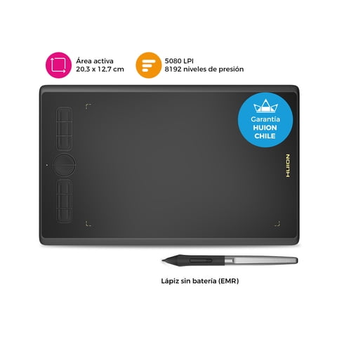 Huion - Tableta Gráfica Digitalizadora Inspiroy H580X Black