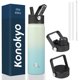 thumbnail image 1 of Botella de agua Konokyo de 650 ml de acero inoxidable con aislamiento, 1 of 7