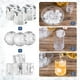 thumbnail image 5 of Bandejas para cubitos de hielo, paquete de 3 bandejas de silicona con tapas, molde esférico cuadrado con forma de panal, flexible, reutilizable, para whisky, para hacer tú mismo, apto para, 5 of 8