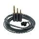 thumbnail image 3 of Accesorio De Cable De Auriculares 3 En 1 De Repuesto De 120 Cm Para IE40Pro A2DC TFZ Gris Estilo B, 3 of 5