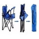 thumbnail image 4 of Silla Plegable Camping Playa Picnic Con Porta Vasos Azul, 4 of 10