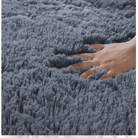 Genérico - Alfombra Peluda Living 150X200 Poliéster