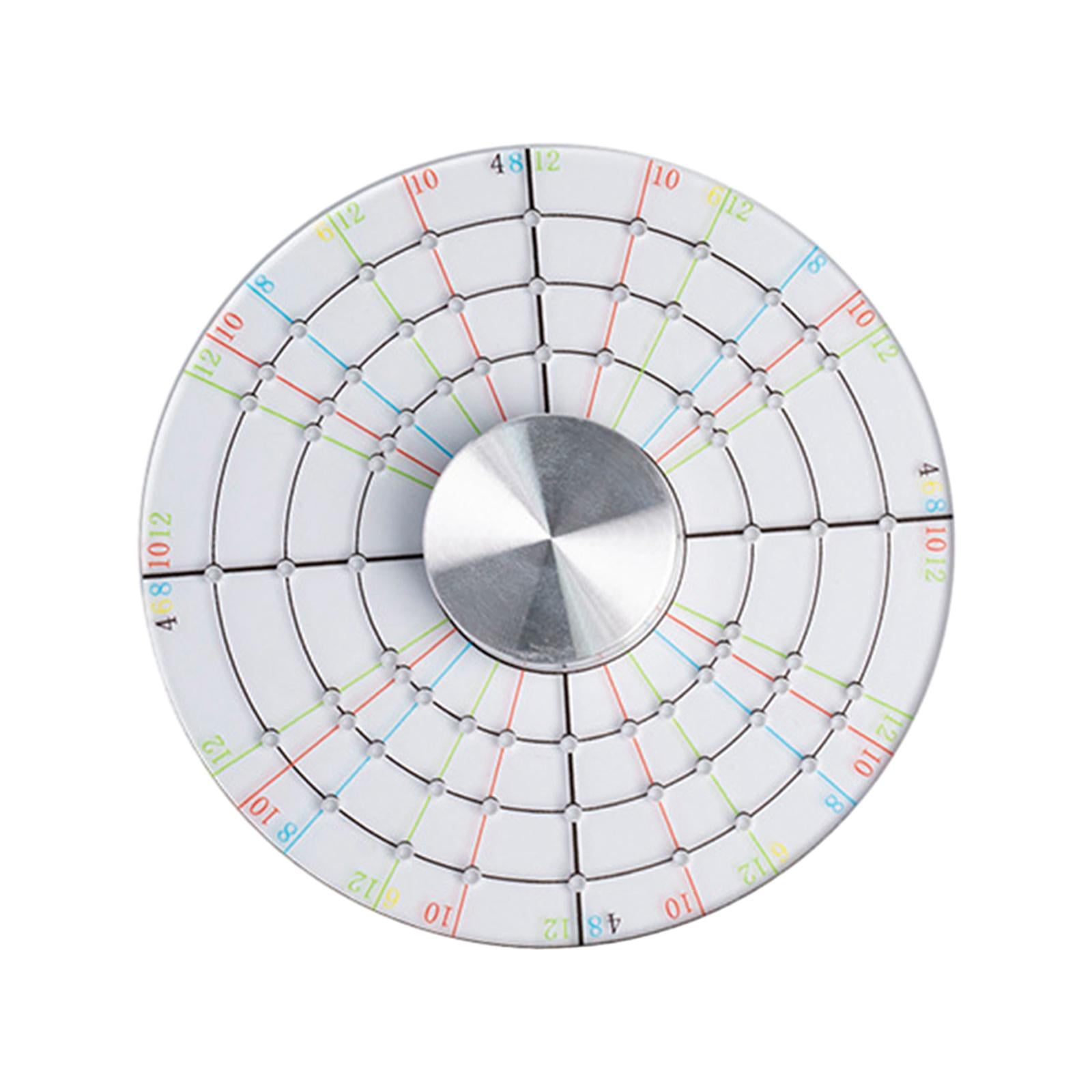 Magideal - Divisor Circular, Herramienta De Modelado De Recorte De Cerámica, Acrílico, Fácil De Usar, Suministros De Cerámica, Recortador De Cerámica Para , 12cm