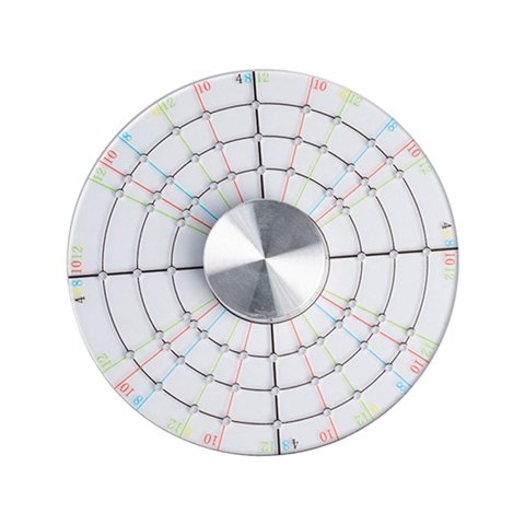 Magideal - Divisor Circular, Herramienta De Modelado De Recorte De Cerámica, Acrílico, Fácil De Usar, Suministros De Cerámica, Recortador De Cerámica Para , 12Cm