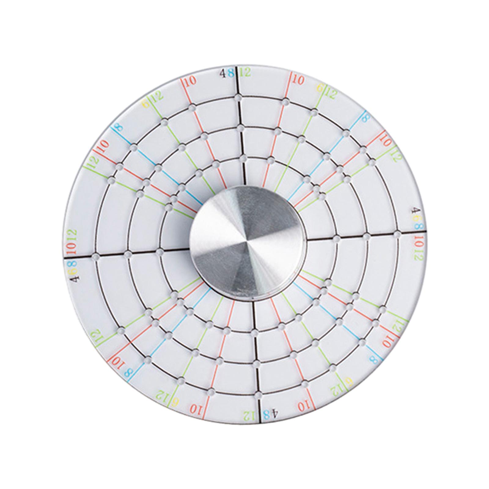 Magideal - Divisor Circular, Herramienta De Modelado De Recorte De Cerámica, Acrílico, Fácil De Usar, Suministros De Cerámica, Recortador De Cerámica Para , 12Cm