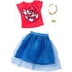 thumbnail image 1 of Conjunto de moda Barbie Super Mario azul/rojo con accesorios, 1 of 2