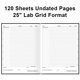 thumbnail image 3 of Cuaderno de laboratorio Tuun Fuplan 20 cm con cuadrícula 120 pág. negro, 3 of 7