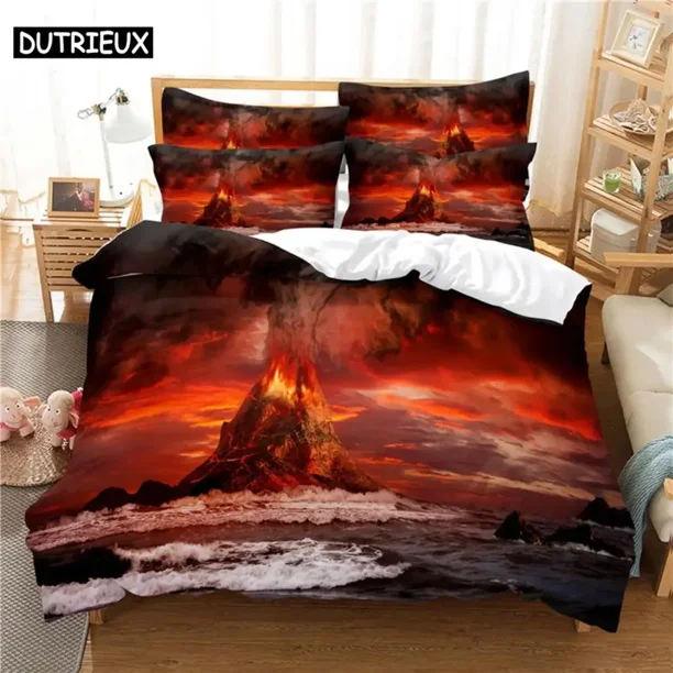 Beautiful Scenery Bedding Set Duvet Cover Set Bedding Digital Printing Bed Linen Size Fashion Design Bed Sheets