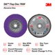 thumbnail image 2 of Disco de solapa 3M 769F tipo 29 Quick Change 40+ 11,4 cm de alto rendimiento, 2 of 9