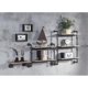 thumbnail image 4 of Estante Acme Brantley de madera de roble con marco de tubo de metal, 4 of 5