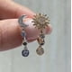 thumbnail image 2 of Aros Plata Fina 925 Pendientes Argollas Sol Y Luna Mujer plateado Talla única, 2 of 5