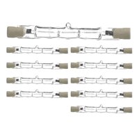 Ioensy - 10X R7S Bombillas Con Bombilla Halógena De Larga Vida Útil Para Seguridad Tienda Oficina J78 120W