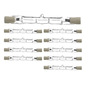 Ioensy - 10X R7S Bombillas Con Bombilla Halógena De Larga Vida Útil Para Seguridad Tienda Oficina J78 120W