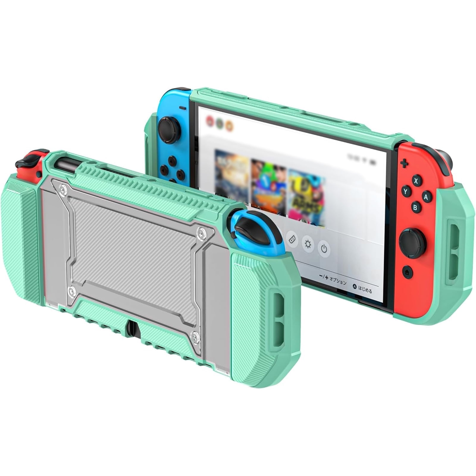 Funda Protectora Aaronmei Switch Oled Verde Claro