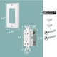 thumbnail image 3 of Enchufe GFCI Bates Choice 20 A, paquete de 6, blanco, LED, resistente a UV, 3 of 8