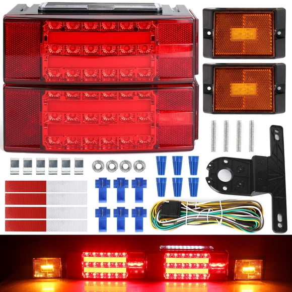 Kit De Luces Led Sumergibles Para Remolques Para Más De 80 Pulgadas