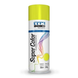 Tekbond - Pintura Acrilica Aerosol 350Ml Fluorescente Amarillo