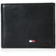 thumbnail image 1 of Cartera Tommy Hilfiger de piel auténtica con pliegue delgado y monedero, 1 of 3